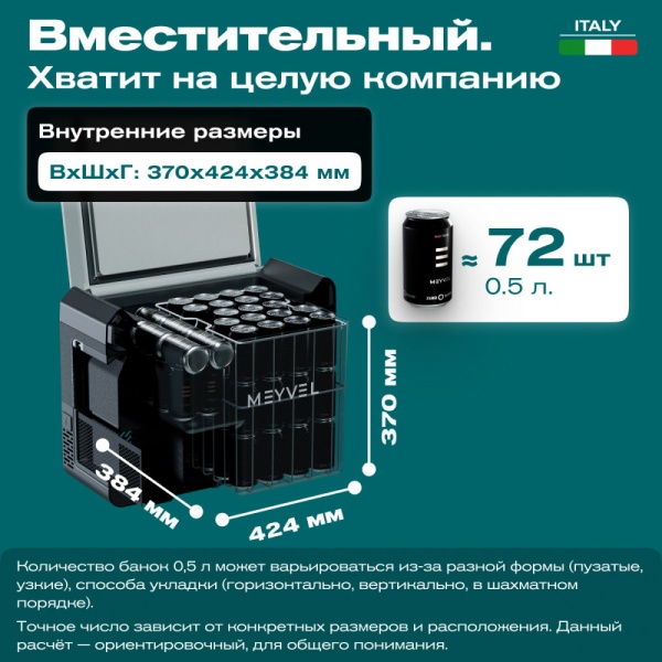 Компрессорный автохолодильник Meyvel AF-PRO54 (12/24V)